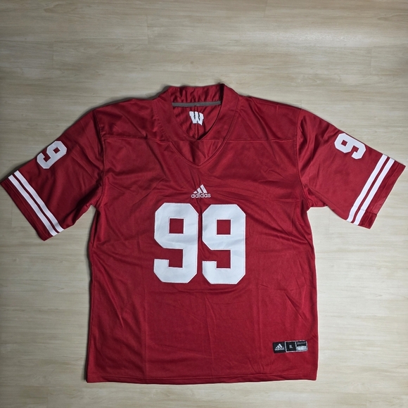 Adidas JJ Watt Wisconsin Badgers Football Jersey‎ Red Size XL - Picture 1 of 10